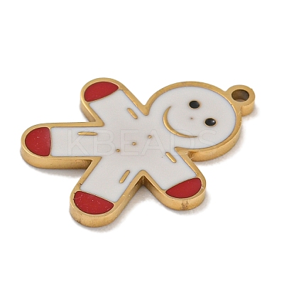 Christmas Theme 304 Stainless Steel Pendants STAS-Z093-08H-1