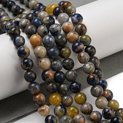 Natural Sodalite Beads Strands G-F591-13A-1
