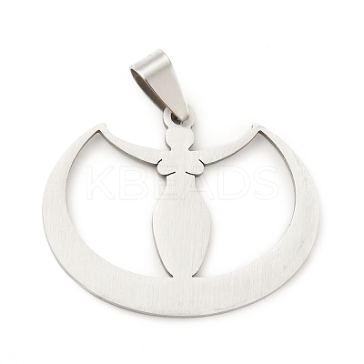 Non-Tarnish 201 Stainless Steel Pendants LS-STAS-D190-18P-1