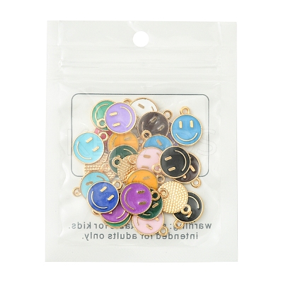26Pcs 13 Colors Alloy Enamel Charms ENAM-FS0001-88-1
