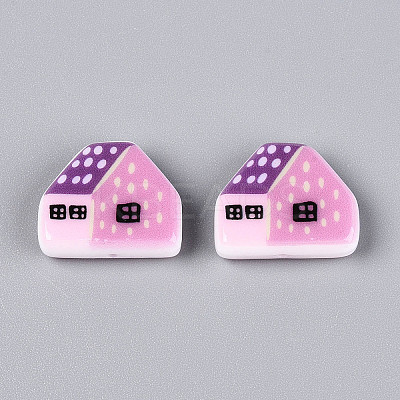 Printed Opaque Resin Beads RESI-N043-09B-01-1