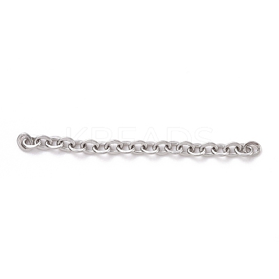 304 Stainless Steel Cable Chains CHS-WH0007-01A-P-1