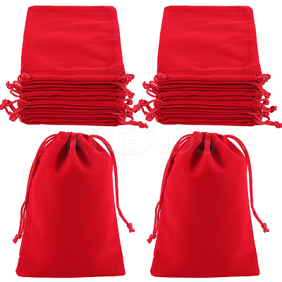 Rectangle Velvet Drawstring Pouches TP-BBC0001-06D-1