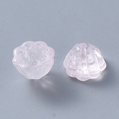 Transparent Baking Paint Glass Beads DGLA-T002-08C-1