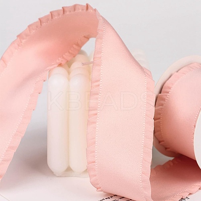 10 Yards Polyester Ruffled Ribbons PW-WG29113-11-1