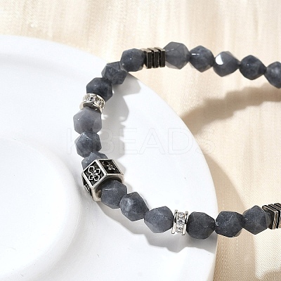 Brass Beaded Bracelets BJEW-Z094-03E-1