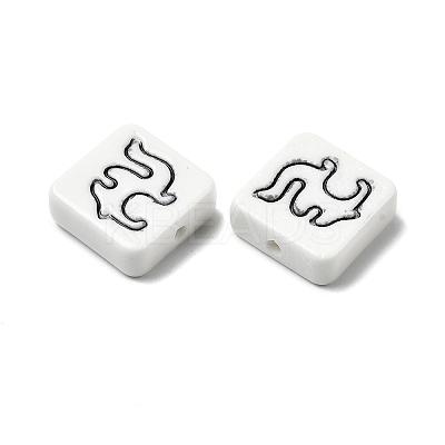 Handmade Porcelain Beads PORC-Z004-02B-1