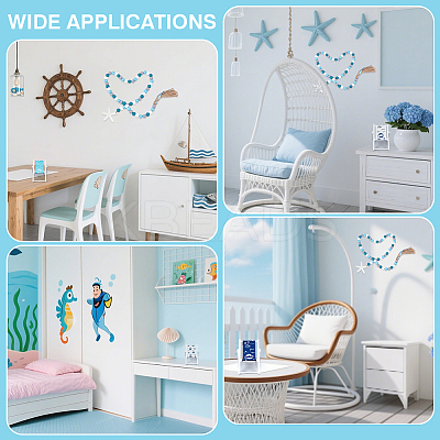 4Pcs 4 Colors Wood & Cloth Beach Chair DIY-ME0002-54-1