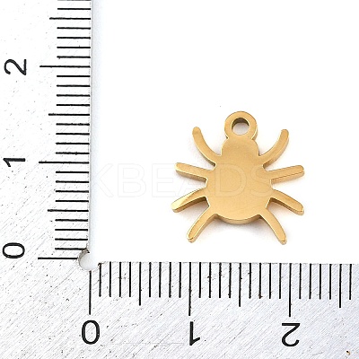 Halloween Theme 304 Stainless Steel Charms STAS-C140-02B-G-1