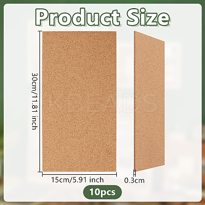 Rectangle Cork Insulation DIY-WH0504-750B-02-1