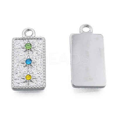 304 Stainless Steel Pendants STAS-N098-156P-1