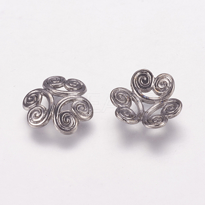 Tibetan Style Bead Caps K093G052-1