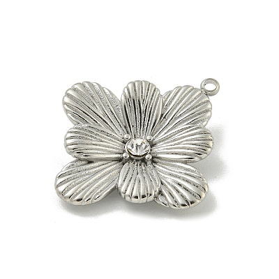 304 Stainless Steel Pendants STAS-L022-433P-1
