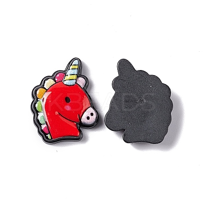 Opaque Resin Cabochons RESI-C027-05B-1