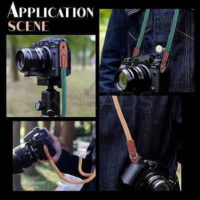 3Pcs 3 Colors Cotton Cord Camera Shoulder Straps FIND-OC0002-14-1