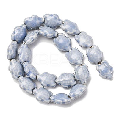 Handmade Porcelain Beads Strands LAMP-G140-02N-1