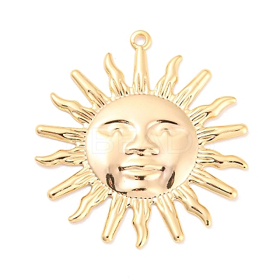 Rack Plating Brass Pendants KK-M261-07G-1