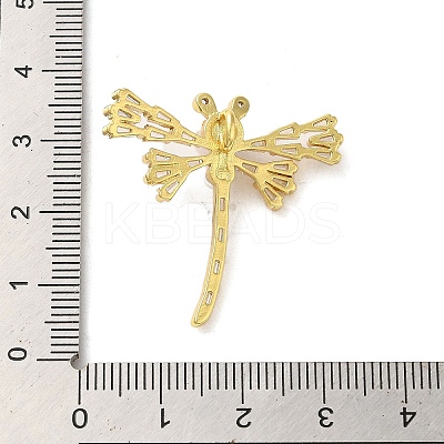 Brass Micro Pave Clear Cubic Zirconia Pendants FIND-Z041-15A-1