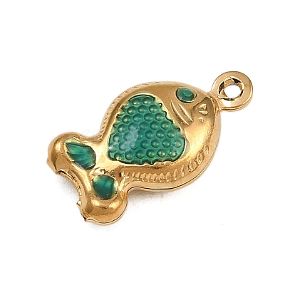 304 Stainless Steel Enamel Pendants STAS-G363-16G-02-1