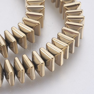 Electroplated Non-magnetic Synthetic Hematite Bead Strand G-E495-08-1