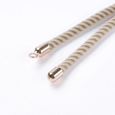 Nylon Twisted Cord Bracelet Making MAK-F018-06RG-RS-1