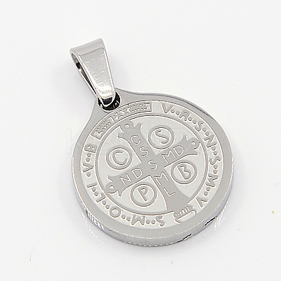 Non-Tarnish Fashionable 304 Stainless Steel Pendants STAS-J003A-01-1