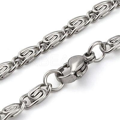 201 Stainless Steel Lunar Lotus Talisman Pendant Necklaces NJEW-S007-21P-1