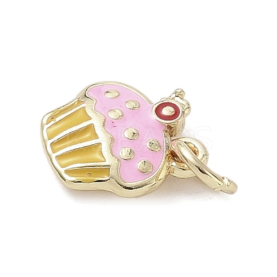 Brass Enamel Charms LS-KK-K368-17G-03-1