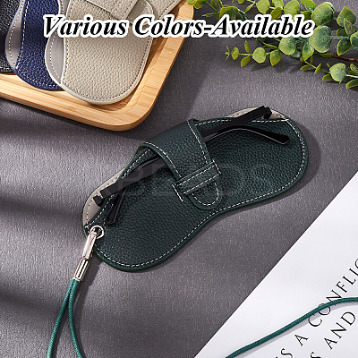 1Pc PU Leather Eyeglasses Strap with Bag AJEW-CN0002-62E-1
