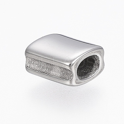 Tarnish Resistant 304 Stainless Steel Grooved Beads STAS-A033-012P-1