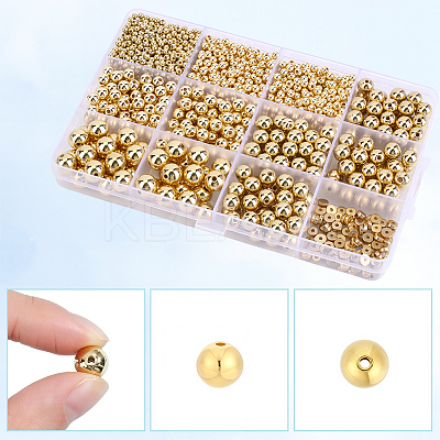 18040Pcs 6 Styles CCB Plastic Beads CCB-PA0001-25-1