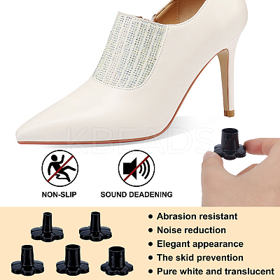 10Sets 5 Style TPU Plastic High Heel Stoppers Protector AJEW-GF0005-21B-1