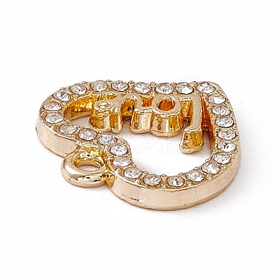 Alloy Rhinestone Pendants PALLOY-P287-02LG-02-1