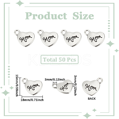 50Pcs Mother's Day Theme FIND-SC0013-81AS-1