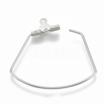 Tarnish Resistant 304 Stainless Steel Wire Pendants STAS-S103-03-1