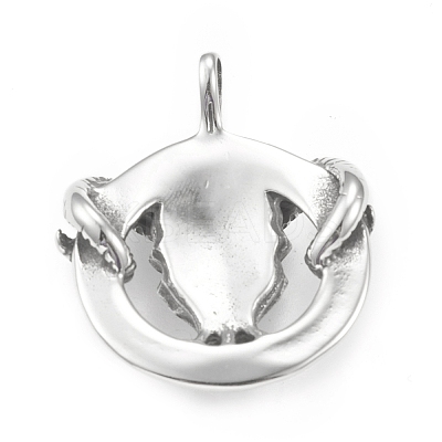 304 Stainless Steel Pendants STAS-G303-36AS-1
