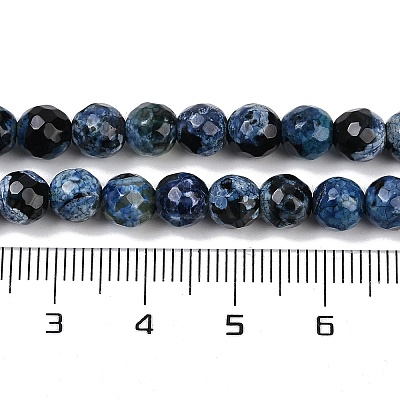 Natural Fire Crackle Agate Beads Strands G-C082-A01-31-1