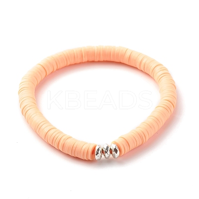 Synthetic Hematite & Polymer Clay Hieishi Stretch Bracelets Set for Women BJEW-JB07430-1