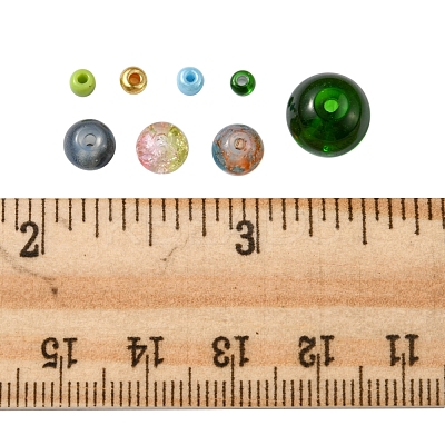 DIY Glass Beads Jewelry Making Finding Kit DIY-FS0004-31-1