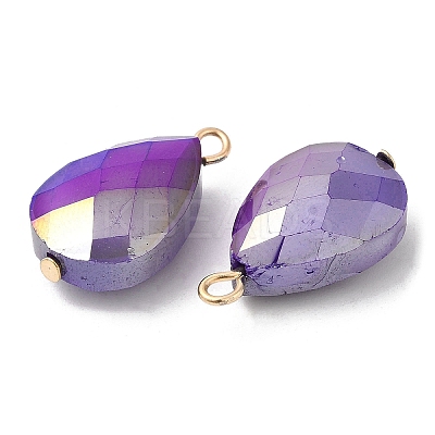 Imitation Jade Glass Pendants KK-Q777-02G-04-1
