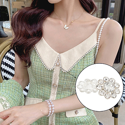 80Pcs 4 Style Alloy Rhinestone Shank Buttons DIY-GA0003-58-1