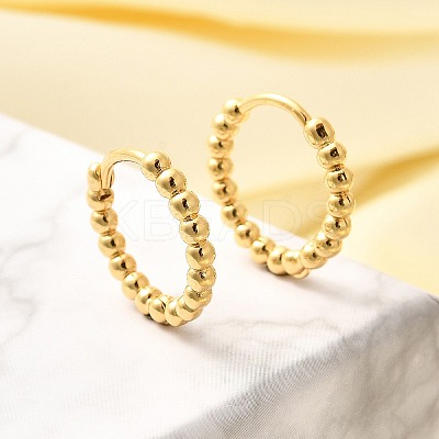 Rack Plating Round Brass Hoop Earrings for Women EJEW-C125-12G-1