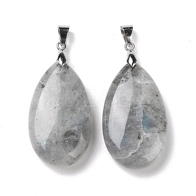 Natural Labradorite Pendants G-D084-01P-B22-1
