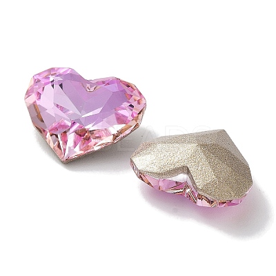 Glass Rhinestone Cabochons RGLA-G020-04C-D123-1