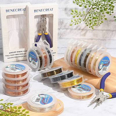 DIY Wire Wrapped Jewelry Making Kits PT-BC0001-47C-B-1