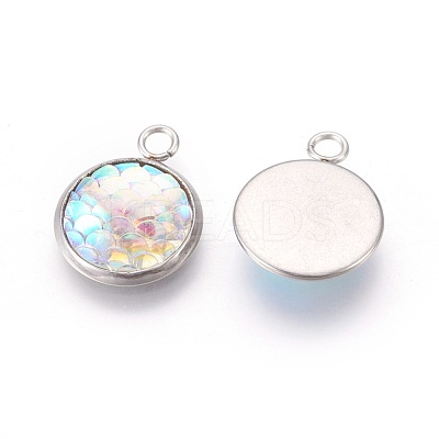Resin Pendants RESI-L024-09-1