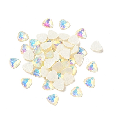 Flat Back Resin Rhinestone Cabochons MRMJ-T047-07F-1