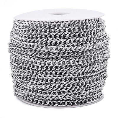 Aluminium Textured Curb Chains CHA-T001-42S-1