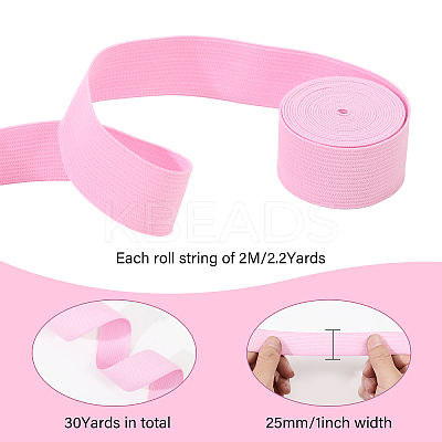28M 14 Colors Polyester Elastic Wide Band OCOR-GL0001-14-1