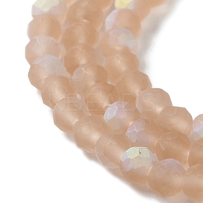 Imitation Jade Glass Beads Strands EGLA-A034-T3mm-MB20-1